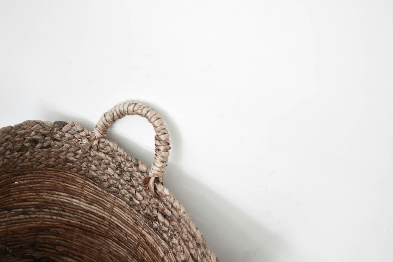 woven storage basket — view 1
